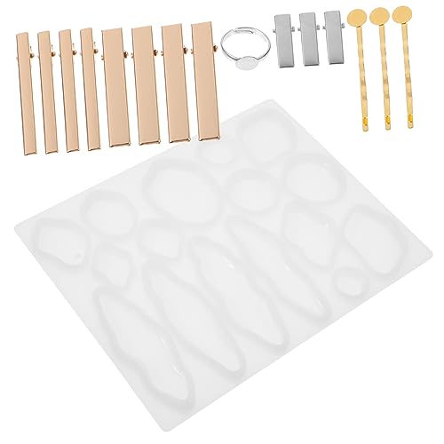 ARTIBETTER 1Satz Haarnadel Gussform DIY Haarnadel und Charms für Schmuckherstellung für Epoxidharz und Bastelarbeiten für Projekte und Persönliche von Artibetter