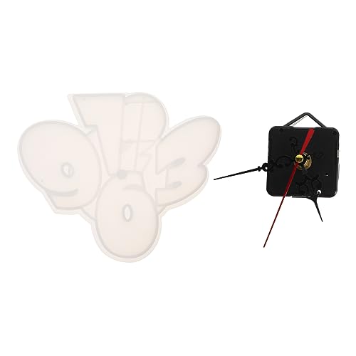 ARTIBETTER 1Satz Handgefertigte Silikonform für Wanduhr Ornament DIY Umweltfreundliches Silikon Kompatibel mit Epoxidharz Bastelset für Einzigartige und Kunstwerke von Artibetter