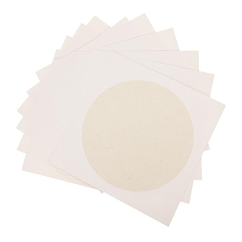 ARTIBETTER 1Satz Runde Papierkarten für Chinesische Malerei und Kalligraphie Hochwertiges Reispapier für Anfänger Kalligrafie Langlebig und Sicher von Artibetter