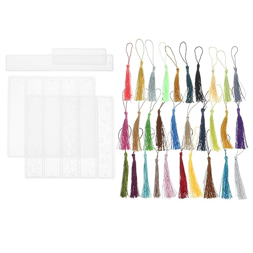 ARTIBETTER 1Satz Silikonform Lesezeichen Teiliges DIY Epoxidharz Silikonform für Lesezeichen mit Verschiedenen Farben und Verzierungen Langlebig und Leicht zu Reinigen ARTIBETTER 1Satz Silikonform Lesezeichen Teiliges DIY Epoxidharz Silikonform für Lesezeichen mit Verschiedenen Farben und Verzierungen Langlebig und Leicht zu Reinigen von Artibetter