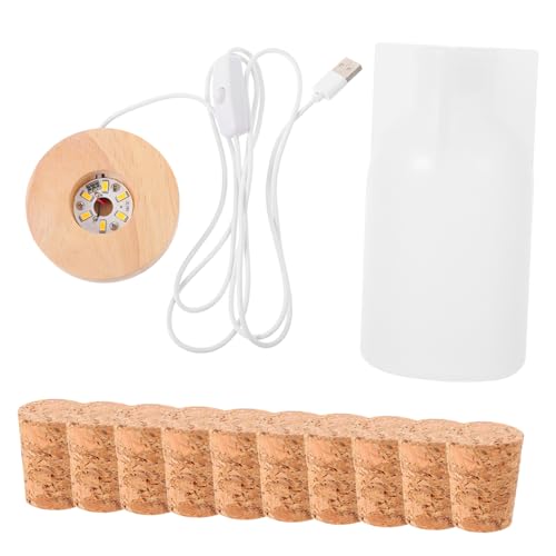 ARTIBETTER 1Satz Silikonformen Set für DIY Lichtgestaltung Epoxidharz Gießform mit LED Sockeln und Lampenfassung und Leicht zu Entformen von Artibetter