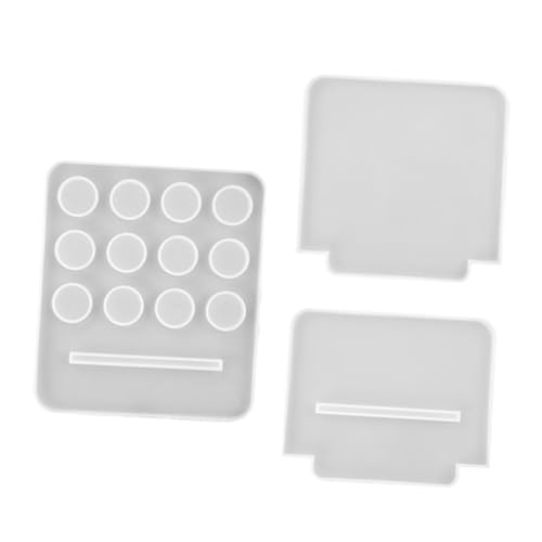 ARTIBETTER 1Satz Teiliges Silikon Gießform für Handgefertigte Lagerhalter DIY Kristall Epoxidharz Regal mit Löchern für Projekte Sicher und von Artibetter