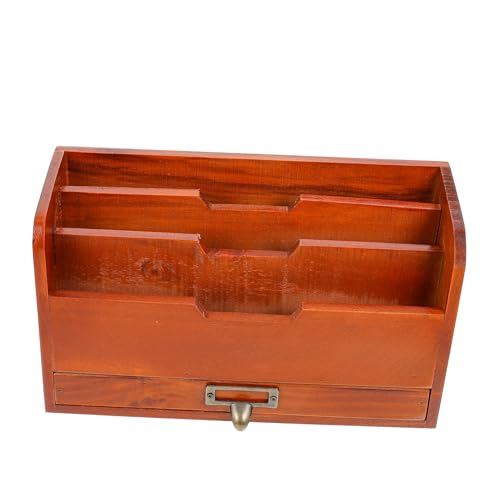 ARTIBETTER 1Stück Zuverlässige Schubladenbox aus Holz Multifunktionale Aufbewahrungsbox für Schreibtisch und Büro Stabil und Elegant für Organisation von Bürobedarf und Dokumenten von Artibetter