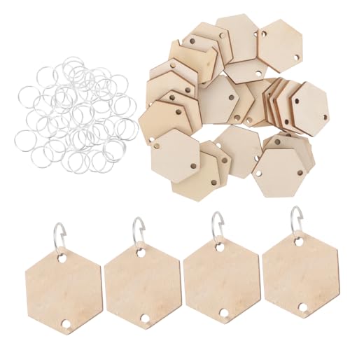 ARTIBETTER 1Tasche Holzdekor Anhänger Unlackierte Holzkegel mit Ringen für DIY Bastelprojekte Schlüsselanhänger und Vielseitig Einsetzbar ARTIBETTER 1Tasche Holzdekor Anhänger Unlackierte Holzkegel mit Ringen für DIY Bastelprojekte Schlüsselanhänger und Vielseitig Einsetzbar von Artibetter