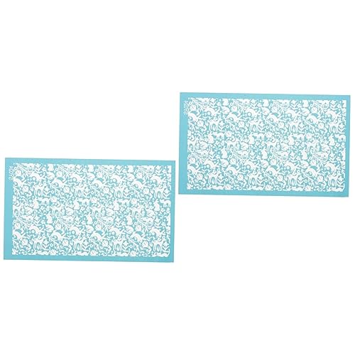 ARTIBETTER 2 Blätter Kaninchentonvorlage Seide Siebdruckschablonen Bildschirm Nummer Schablone DIY-Ton-Bastelschablone wiederverwendbare Schablonen Polyester Blue ARTIBETTER 2 Blätter Kaninchentonvorlage Seide Siebdruckschablonen Bildschirm Nummer Schablone DIY-Ton-Bastelschablone wiederverwendbare Schablonen Polyester Blue von Artibetter