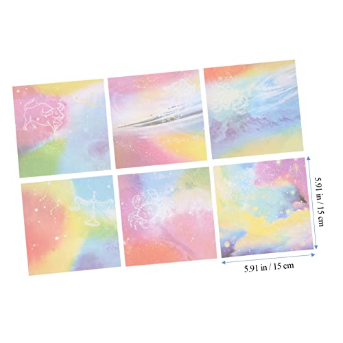 ARTIBETTER 2 Packungen Doppelseitiges Farbiges Papier Origami Quadratisches Papier Faltpapier von Artibetter