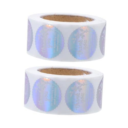 ARTIBETTER 2 Rollen Blumenförmige Verpackungsaufkleber Selbstklebende Etiketten für Umschläge Geschenkverpackung pro Rolle ARTIBETTER 2 Rollen Blumenförmige Verpackungsaufkleber Selbstklebende Etiketten für Umschläge Geschenkverpackung pro Rolle von Artibetter