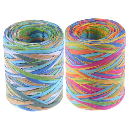 ARTIBETTER 2 Rollen Bunte Raffiabänder für Geschenkverpackungen 6 Farben Dekoratives Bastband für Selbstgemacht Kunsthandwerk Weich und Flexibel für Bastelprojekte ARTIBETTER 2 Rollen Bunte Raffiabänder für Geschenkverpackungen 6 Farben Dekoratives Bastband für Selbstgemacht Kunsthandwerk Weich und Flexibel für Bastelprojekte von Artibetter