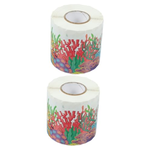ARTIBETTER 2 Rollen Cartoon Selbstklebender Border Sticker für Bulletin Board Wasserdichtes Dekorationsband für Schultafeln Fenster und Türen für Kindergarten und Partys von Artibetter