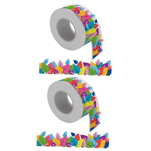 ARTIBETTER 2 Rollen Dekorative Aufkleber Für Tafeln Kindergarten Dekorationen Grenzaufkleber Trimmen Bretter Pinnwand-grenzen Filz Pinnwand Klassenzimmer Pvc Selbstklebend ARTIBETTER 2 Rollen Dekorative Aufkleber Für Tafeln Kindergarten Dekorationen Grenzaufkleber Trimmen Bretter Pinnwand-grenzen Filz Pinnwand Klassenzimmer Pvc Selbstklebend von Artibetter