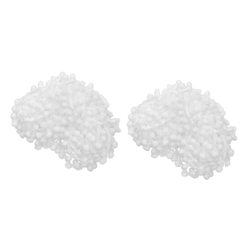 ARTIBETTER 2 Rollen Diy Dekoband mit Weißen Pompons Yards für Vorhänge Tischdecken Bastelprojekte Langlebig und Vielseitig Einsetzbar von Artibetter