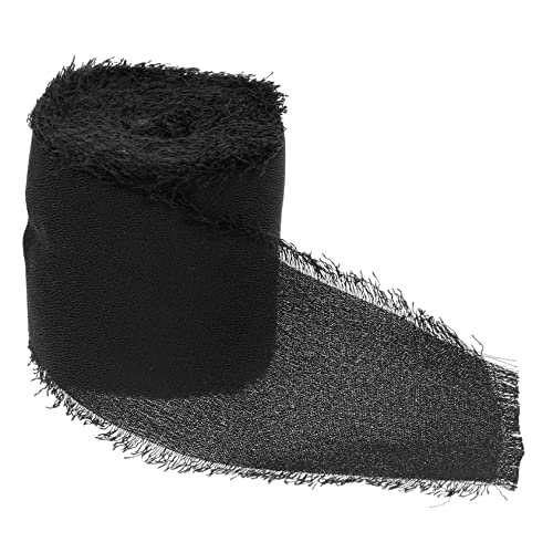 ARTIBETTER 2 Rollen Fransen Chiffonband Schwarz Yards Handgefertigtes Dekorationsband mit Ausgefransten Kanten für Hochzeiten Diy Projekte und Blumenarrangements ARTIBETTER 2 Rollen Fransen Chiffonband Schwarz Yards Handgefertigtes Dekorationsband mit Ausgefransten Kanten für Hochzeiten Diy Projekte und Blumenarrangements von Artibetter