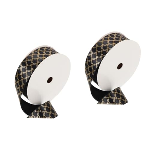 ARTIBETTER 2 Rollen Geschenkband Polyester DIY Schleifenband für Party und Hochzeitsdekoration Dekoratives Geschenkverpackungsmaterial für Bastelprojekte und Festliche Anlässe von Artibetter