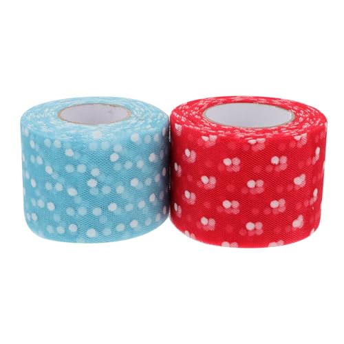 ARTIBETTER 2 Rollen Hintergrundstoff DIY Bastelnetz Garn Dekoratives Polyester Mesh für Projekte für Foto Hintergründe und Basteldekorationen und Langlebig von Artibetter