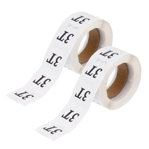 ARTIBETTER 2 Rollen Kleidergrößenaufkleber Kleideretiketten Für Säuglinge Babygrößenaufkleber Kleinkinderetiketten Dankeschön Kind Kreisgrößenaufkleber von Artibetter