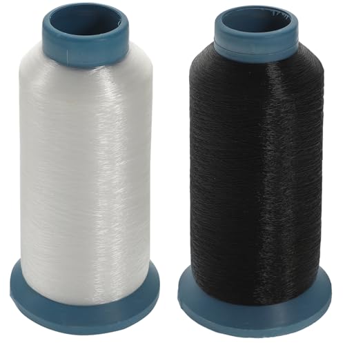 ARTIBETTER 2 Rollen Nähgarn Handnähmaschinengarn Sortiment Dickes Garn Nähzubehör Garnersatz Gerolltes Garn Zum Nähen Unsichtbarer Faden Nähen Von Baumwollhaar Braunes Nylon von Artibetter