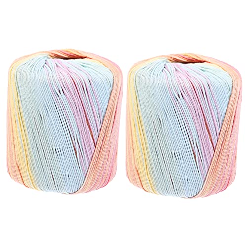 ARTIBETTER 2 Rollen Spitzenfaden Baumwollfaden Baumwollgarn Geflochtene Baumwollkordel Stricken Buntes Baumwollseil DIY Kordel DIY Seil DIY Zubehör Makramee Seil DIY Bastelseil ARTIBETTER 2 Rollen Spitzenfaden Baumwollfaden Baumwollgarn Geflochtene Baumwollkordel Stricken Buntes Baumwollseil DIY Kordel DIY Seil DIY Zubehör Makramee Seil DIY Bastelseil von Artibetter