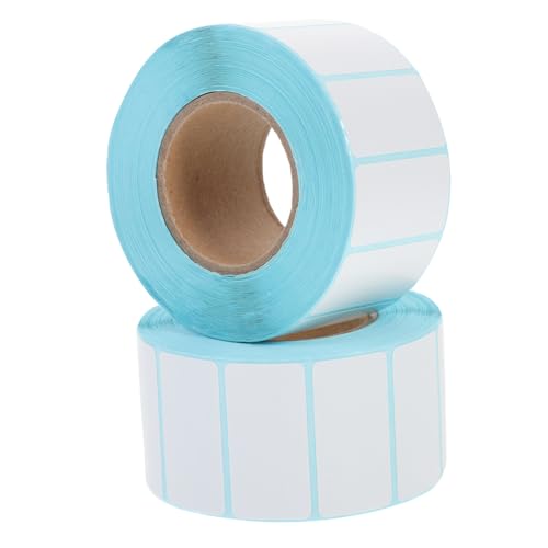 ARTIBETTER 2 Rollen Thermoetikettenpapier Versandetikett Thermischer Aufkleber Druckeretiketten Bedrucken Von Thermopapier Thermaldruckpapieretikett Thermaldrucker -etiketten Weiß von Artibetter