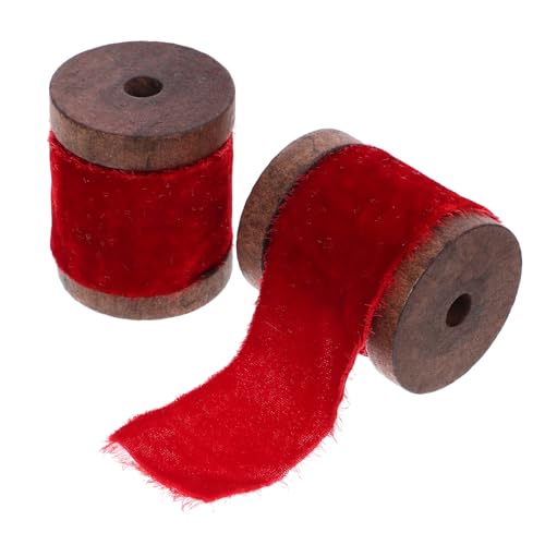 ARTIBETTER 2 Rollen Vintage Geschenkband Polyester für Bastelprojekte Geschenkverpackungen und Dekorationen pro für Hochzeiten Blumenarrangements und Kuchen von Artibetter