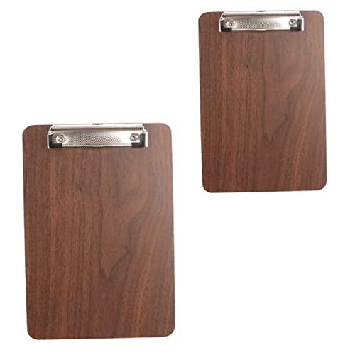 ARTIBETTER 2 STÜCK Holz Menühalter Küchen und Restaurantklemmbrett für Rezepte und Menüs Stabiler Metallclip Wiederverwendbar für Zuhause und ARTIBETTER 2 STÜCK Holz Menühalter Küchen und Restaurantklemmbrett für Rezepte und Menüs Stabiler Metallclip Wiederverwendbar für Zuhause und von Artibetter