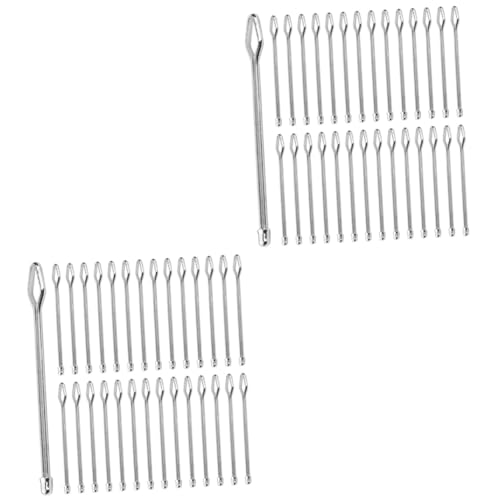 ARTIBETTER 2 Sätze 2 Sets Stickeinfädler Kordelzug Einfädler Stickgarn Einfädler Flexibles Nähwerkzeug Schmaler Kordelzug Bastelwerkzeug Bandeinfädler Handnähen Silber 50 Stück * 2 ARTIBETTER 2 Sätze 2 Sets Stickeinfädler Kordelzug Einfädler Stickgarn Einfädler Flexibles Nähwerkzeug Schmaler Kordelzug Bastelwerkzeug Bandeinfädler Handnähen Silber 50 Stück * 2 von Artibetter