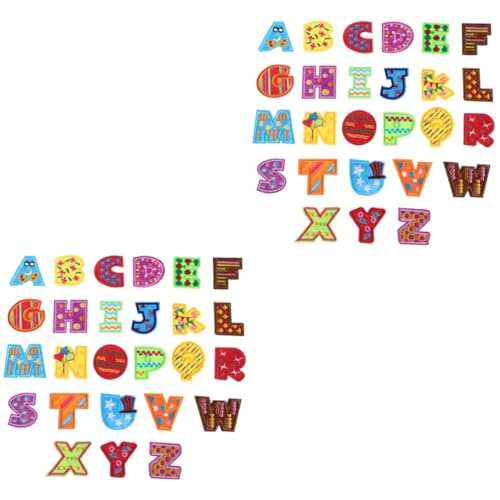 ARTIBETTER 2 Sätze 26 Stoffaufkleber Mit Buchstaben Flicken Für Stoff Applikationen Brief Stickerei Nähen Flecken Chenille-patches Bestickt Flicken Für Kleidung Vlies 26 Stück * 2 ARTIBETTER 2 Sätze 26 Stoffaufkleber Mit Buchstaben Flicken Für Stoff Applikationen Brief Stickerei Nähen Flecken Chenille-patches Bestickt Flicken Für Kleidung Vlies 26 Stück * 2 von Artibetter