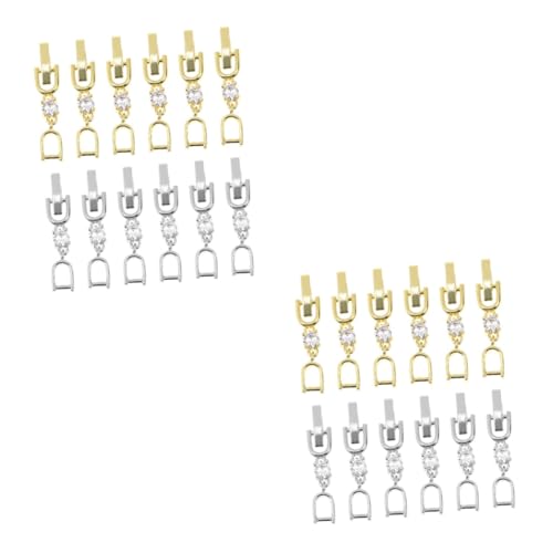 ARTIBETTER 2 Sätze Armband Verlängerungsketten Verlängerung Für Armband Schmuck Set Armbandverlängerungen Armbandverschlüsse Schnallenzubehör Taillenkettenschnallen Strasssteine 12 Stücke * 2 ARTIBETTER 2 Sätze Armband Verlängerungsketten Verlängerung Für Armband Schmuck Set Armbandverlängerungen Armbandverschlüsse Schnallenzubehör Taillenkettenschnallen Strasssteine 12 Stücke * 2 von Artibetter