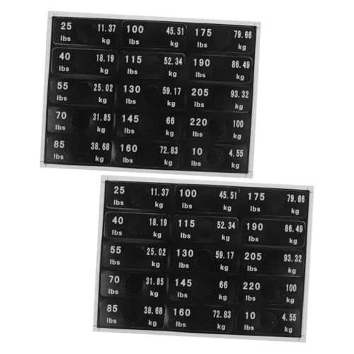 ARTIBETTER 2 Sätze Aufkleber -Registerkarten fitness zubehör Identifikationsetiketten für Gewichtsstapel Zahlenaufkleber Trainingsaufkleber Aufkleber mit Gewichtsetiketten Hebeaufkleber Black ARTIBETTER 2 Sätze Aufkleber -Registerkarten fitness zubehör Identifikationsetiketten für Gewichtsstapel Zahlenaufkleber Trainingsaufkleber Aufkleber mit Gewichtsetiketten Hebeaufkleber Black von Artibetter