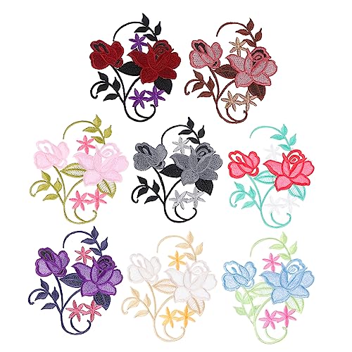 ARTIBETTER 2 Sätze Blumen Stickerei Stoff Aufkleber Igelkostümkinder Fashing Costume Bestickt Blumen- Bügeleisen Aufkleber Weihnachten Stickkleber Gestickte Blumenflecken 8 Stück * 2 ARTIBETTER 2 Sätze Blumen Stickerei Stoff Aufkleber Igelkostümkinder Fashing Costume Bestickt Blumen- Bügeleisen Aufkleber Weihnachten Stickkleber Gestickte Blumenflecken 8 Stück * 2 von Artibetter