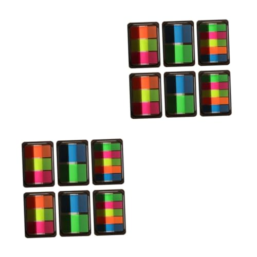 ARTIBETTER 2 Sätze Boxen Selbstklebende Indexaufkleber Für Notizen Fluoreszierende Markierungsstickers Praktische Haftnotizen Für Büro Und Studium Verschiedene 6boxen*2 von Artibetter