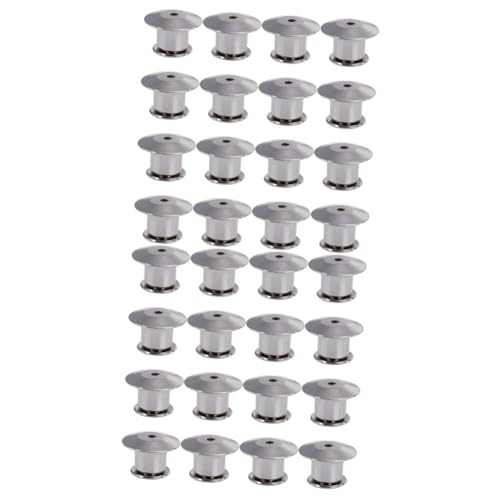 ARTIBETTER 2 Sätze Broschenschnalle Sicherungsstifthalter Zurück Pin-rücken Für Emaille Schließe Stifte Wächter Verriegelung Kleidung Metall Silver 22 Stücke * 2 von Artibetter