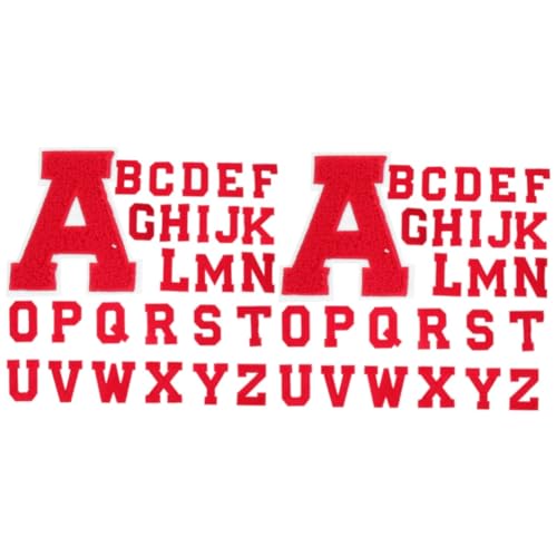 ARTIBETTER 2 Sätze Buchstaben Stickerei Logo Aufnäher Hut Aufnäher Für Kleidung Dekorative Jacke Buchstaben Kleidungsaufnäher Chenille Buchstabe Sortiert Hat Kleidung Für 26 Stück * 2 ARTIBETTER 2 Sätze Buchstaben Stickerei Logo Aufnäher Hut Aufnäher Für Kleidung Dekorative Jacke Buchstaben Kleidungsaufnäher Chenille Buchstabe Sortiert Hat Kleidung Für 26 Stück * 2 von Artibetter