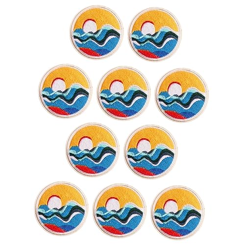 ARTIBETTER 2 Sätze Bügel Patches Gestickte Aufnäher Für Kleidung Diy Applikationen Für Schulranzen Kissen Pullover Und Shirts Einfache Anwendung Designs 5 Stücke * 2 ARTIBETTER 2 Sätze Bügel Patches Gestickte Aufnäher Für Kleidung Diy Applikationen Für Schulranzen Kissen Pullover Und Shirts Einfache Anwendung Designs 5 Stücke * 2 von Artibetter