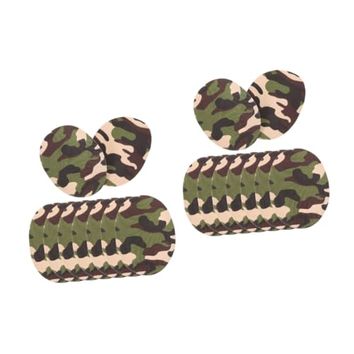 ARTIBETTER 2 Sätze Bügelflicken Für Kleidung Camouflage Aufnäher Zur Reparatur Von Jeans Jacken Und Hosen Vielseitige Patches Für Upcycling 10 Stück * 2 von Artibetter
