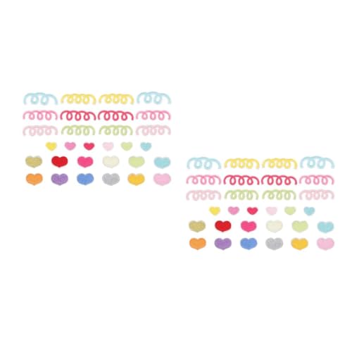 ARTIBETTER 2 Sätze Bunte Bügel Patches Teiliges Diy Stickerei Applikationen Für Kleidung Hüte Und Jeans Zum Reparieren Und Verzieren Von Bekleidung Vielseitige Designs 30 Stück * 2 ARTIBETTER 2 Sätze Bunte Bügel Patches Teiliges Diy Stickerei Applikationen Für Kleidung Hüte Und Jeans Zum Reparieren Und Verzieren Von Bekleidung Vielseitige Designs 30 Stück * 2 von Artibetter