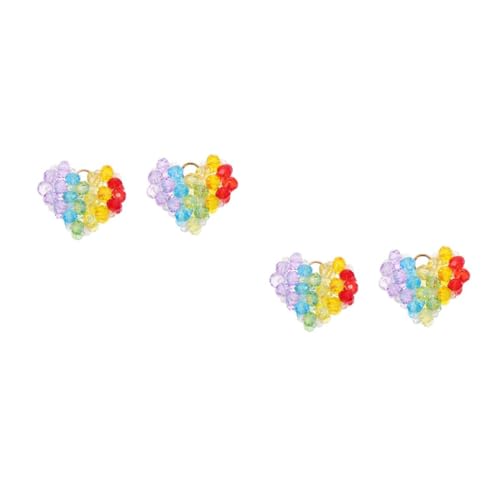 ARTIBETTER 2 Sätze Bunte Glasperlen Diy Bastelperlen Für Schmuckherstellung Kristall Abstandshalter Für Armbänder Und Weitere Kreative Projekte 2 Stück * 2 von Artibetter