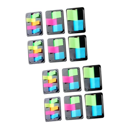 ARTIBETTER 2 Sätze Bunte Haftnotizen Boxen Kreative Seitenmarkierer Selbstklebende Neon Index Tabs Für Büro Dokumente Und Bücher Farbenfrohe Pet Materialien Für Schnelles Markieren 6boxen*2 von Artibetter