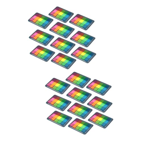 ARTIBETTER 2 Sätze Bunte Haftnotizen Teiliges Selbstklebende Indexetiketten Für Büro Und Schule Transparente Notizzettel Wiederverwendbar Organisieren Und Markieren Von 10 Stück * 2 von Artibetter