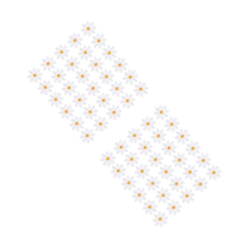 ARTIBETTER 2 Sätze Daisy Bügelflicken Weiße Blumen Patches Für Diy Kleidung Aufnäher Für Jacken Jeans Taschen Dekoration Und Reparatur 30 Stück * 2 von Artibetter