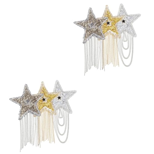 ARTIBETTER 2 Sätze Dekorative Eisen Patches Mit Strass Verschleißfeste Aufnäher Für Hüte Jacken Und Kleidung Diy Bastelbedarf Für Kinderoutfits Glitzernde Punkte Stars 3 Stücke * 2 ARTIBETTER 2 Sätze Dekorative Eisen Patches Mit Strass Verschleißfeste Aufnäher Für Hüte Jacken Und Kleidung Diy Bastelbedarf Für Kinderoutfits Glitzernde Punkte Stars 3 Stücke * 2 von Artibetter