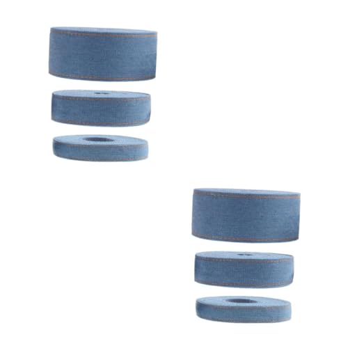 ARTIBETTER 2 Sätze Dekoratives Jeansband Multifunktionales Stoffband Für Diy Handwerke Kleidung Haarschmuck Und Geschenkverpackungen 3 Stücke * 2 ARTIBETTER 2 Sätze Dekoratives Jeansband Multifunktionales Stoffband Für Diy Handwerke Kleidung Haarschmuck Und Geschenkverpackungen 3 Stücke * 2 von Artibetter