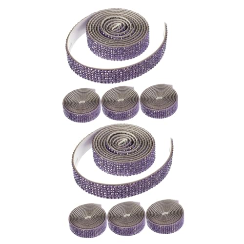 ARTIBETTER 2 Sätze Diy Decorative Diamond Aufkleber Strassband Strassbänder Weiß Diamant Hotfix Strasssteine selber Machen Strass-eisen Auf Patch Strass Verzierungen Violett 4 Rollen * 2 ARTIBETTER 2 Sätze Diy Decorative Diamond Aufkleber Strassband Strassbänder Weiß Diamant Hotfix Strasssteine selber Machen Strass-eisen Auf Patch Strass Verzierungen Violett 4 Rollen * 2 von Artibetter