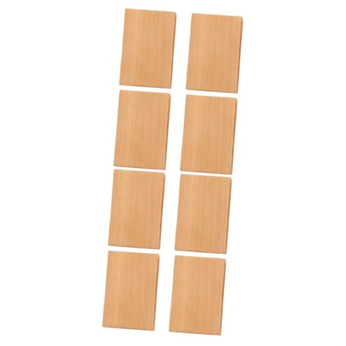ARTIBETTER 2 Sätze Diy Holzblöcke Für Bastelarbeiten Unbehandelte Holzstücke Zedernholz Zum Zeichnen Malen Und Personalisieren Für Kreative Projekte 4 Stücke * 2 von Artibetter