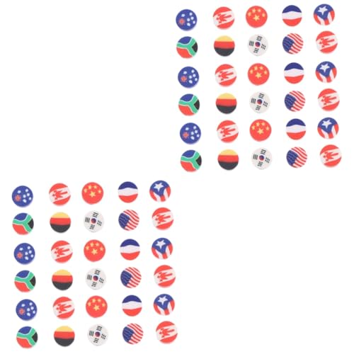 ARTIBETTER 2 Sätze Diy Lose Perlen Mit Nationalflaggen Polymer Tonperlen Für Schmuckherstellung Basteln Und Armbänder 100 Stück * 2 ARTIBETTER 2 Sätze Diy Lose Perlen Mit Nationalflaggen Polymer Tonperlen Für Schmuckherstellung Basteln Und Armbänder 100 Stück * 2 von Artibetter