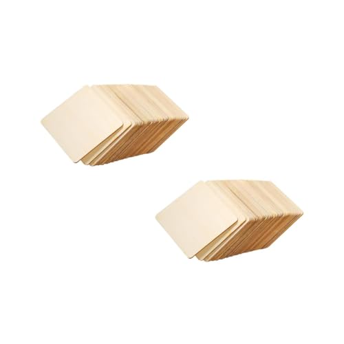 ARTIBETTER 2 Sätze Diy Quadratische Blanko Holzscheiben Unvollendete Holzplättchen Für Handarbeiten Dekoration Und Kreative Projekte Für Bastelideen 30 Stück * 2 ARTIBETTER 2 Sätze Diy Quadratische Blanko Holzscheiben Unvollendete Holzplättchen Für Handarbeiten Dekoration Und Kreative Projekte Für Bastelideen 30 Stück * 2 von Artibetter