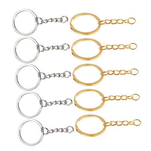 ARTIBETTER 2 Sätze Diy Schlüsselanhänger Zubehör Spaltringe Für Schlüssel Taschen Und Hängedekorationen Robuste Schlüsselringe Für Basteln Und Designs 40 Stück * 2 von Artibetter