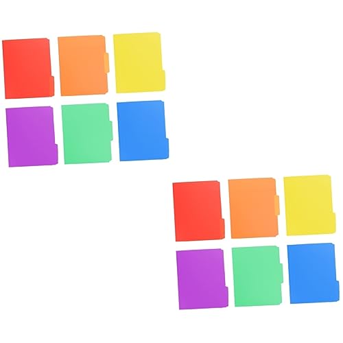 ARTIBETTER 2 Sätze Dokumentenmappe Teiliges Bunte Kunststoff Ordner Für Lehrer Zur Aufbewahrung Von Prüfungen Und Büroorganisation Leicht Und Tragbar 6 Stücke * 2 ARTIBETTER 2 Sätze Dokumentenmappe Teiliges Bunte Kunststoff Ordner Für Lehrer Zur Aufbewahrung Von Prüfungen Und Büroorganisation Leicht Und Tragbar 6 Stücke * 2 von Artibetter