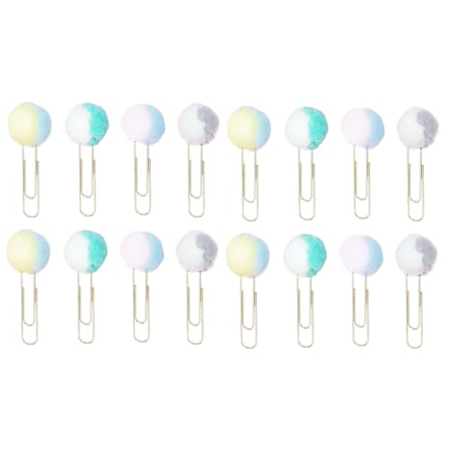 ARTIBETTER 2 Sätze Doppel Farbige Plüschball Büroklammern Teiliges aus Hochwertigem Material für Scrapbooking Notizen und Bürobedarf Geeignet für Schule und Kreative Projekte ARTIBETTER 2 Sätze Doppel Farbige Plüschball Büroklammern Teiliges aus Hochwertigem Material für Scrapbooking Notizen und Bürobedarf Geeignet für Schule und Kreative Projekte von Artibetter