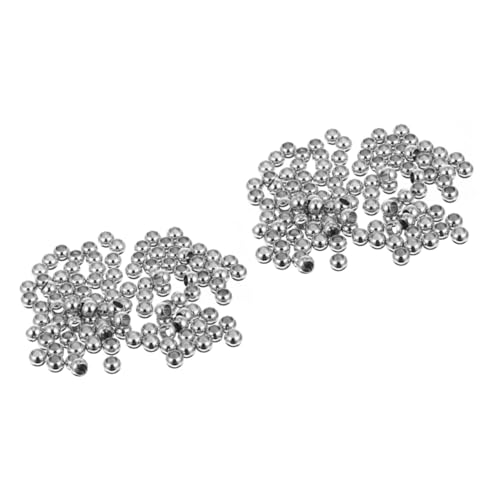 ARTIBETTER 2 Sätze Durchgangs Perlen Halskette Perlen Edelstahlkügelchen Bracelet Beads Freundschaftsarmbänder Diy-perlen Perle Für Die Herstellung Von Armbändern Silver 100 Stück * 2 ARTIBETTER 2 Sätze Durchgangs Perlen Halskette Perlen Edelstahlkügelchen Bracelet Beads Freundschaftsarmbänder Diy-perlen Perle Für Die Herstellung Von Armbändern Silver 100 Stück * 2 von Artibetter