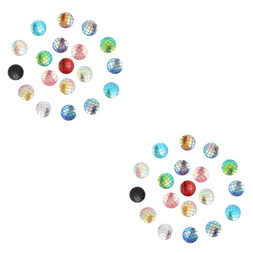ARTIBETTER 2 Sätze Farbige Fischschuppen Harz Kuppel Cabochons Diy Zubehör Für Schmuckherstellung Gemischte Farben Für Basteln Und Accessoires 200 Stück * 2 ARTIBETTER 2 Sätze Farbige Fischschuppen Harz Kuppel Cabochons Diy Zubehör Für Schmuckherstellung Gemischte Farben Für Basteln Und Accessoires 200 Stück * 2 von Artibetter